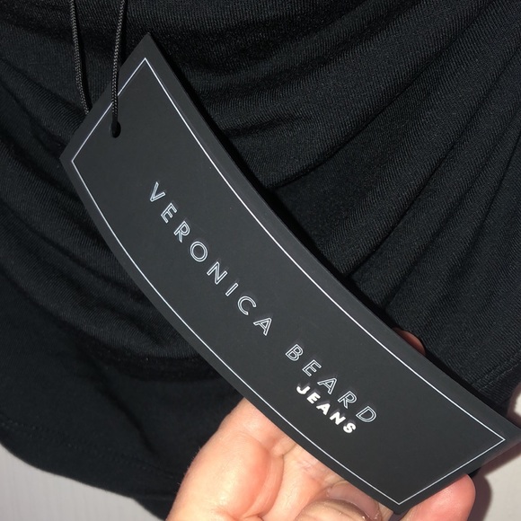 NWT Veronica Beard Jeans Slim Fit “Leyla”Top in Black, Size Medium. Retail $198. - Picture 9 of 15